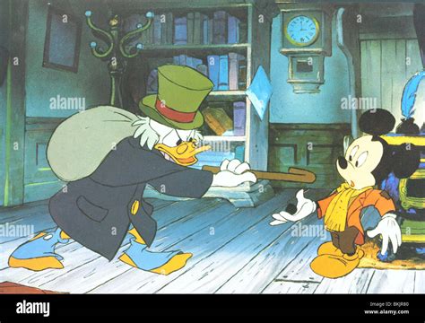 MICKEY'S CHRISTMAS CAROL (1983) SCROOGE, MICKEY MOUSE MKCC 002FOH Stock ...