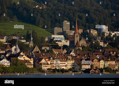 Zug old town and Lake Zug, Switzerland Stock Photo - Alamy