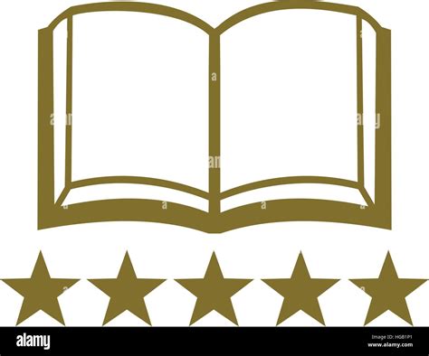 Book with five golden stars Stock Vector Image & Art - Alamy