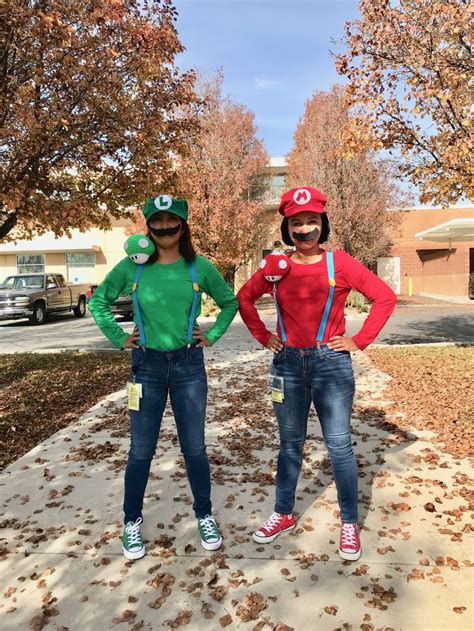 Mario and Luigi costume | Mario costume, Luigi halloween costume, Mario ...