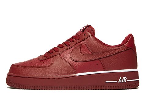 Lyst - Nike Air Force 1 Low in Red for Men