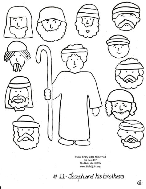 Joseph And His Brothers Coloring Pages - Coloring Home