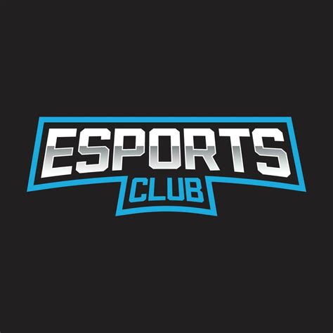 esports club and sports text logo 30772259 Vector Art at Vecteezy