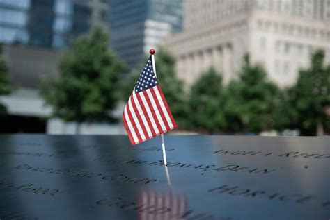 American Flag on 9/11 Memorial · Free Stock Photo