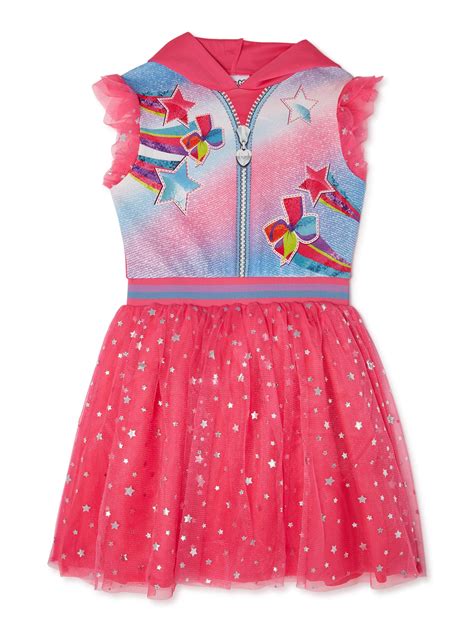 JoJo Siwa - Jojo Siwa Girls Bow Hood Cosplay Dress, Sizes 7-16 ...