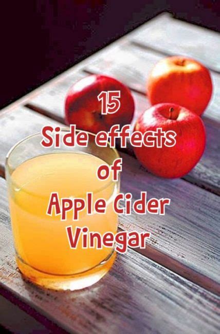 15 Shocking Side effects of Apple Cider Vinegar - theorangepetals