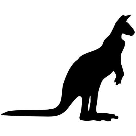 Kangaroo Silhouette Sticker