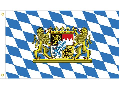 German Bavaria Flag 90*150cm/60*90cm/40*60cm/15*21cm Flag of Free State ...