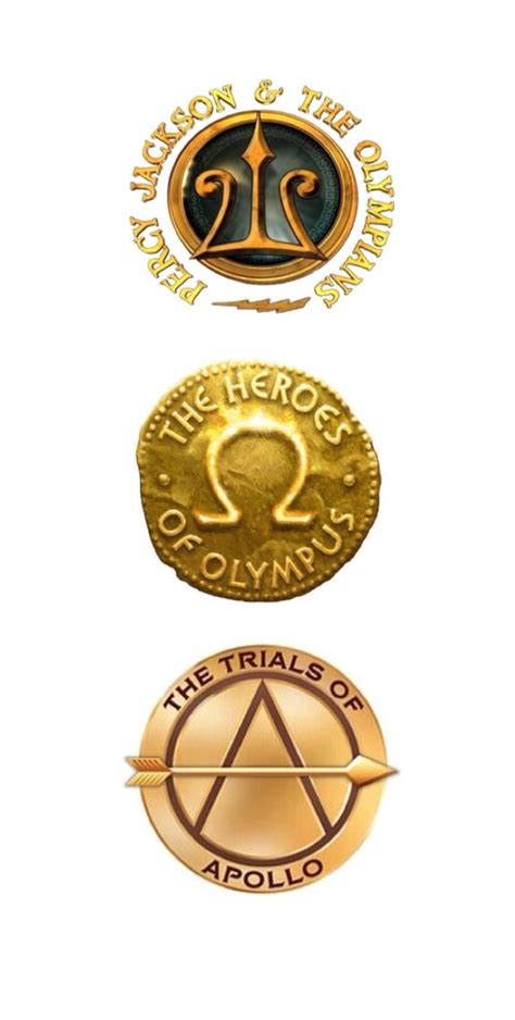 Percy Jackson, Heroes of Olympus, & Trials of Apollo Logos | Percy ...