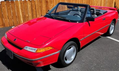 For Sale: 1992 Mercury Capri XR2 Turbo Convertible (Cardinal Red, turbo ...