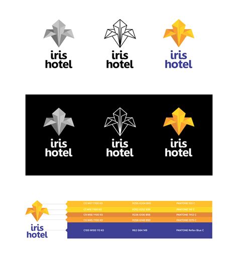 Logo design: Iris Hotel | Boofos