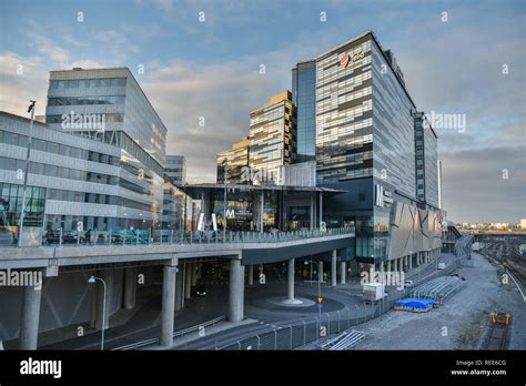 Solna, Sweden - November 19, 2018. Exterior view of Mall of Scandinavia ...