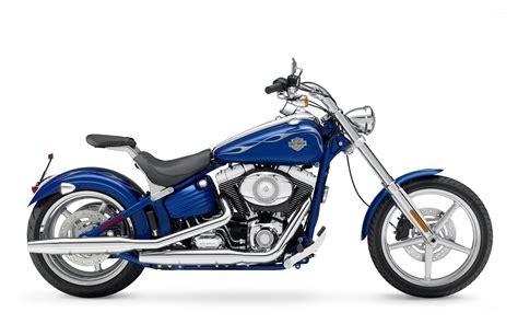 Blue 2008 Harley-Davidson side view wallpaper - Motorcycle wallpapers ...