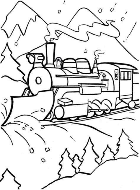 Printable Polar Express Train