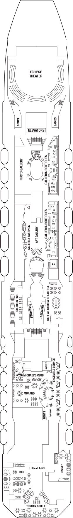 Celebrity Eclipse Deck Plans, Ship Layout & Staterooms - Cruise Critic