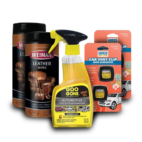 Car Detailing Kit - Clean Leather, Remove Adhesives