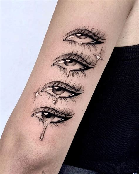 Crying Eyes | Tatuaggi con un occhio, Idee per tatuaggi, Idee tatuaggio ...