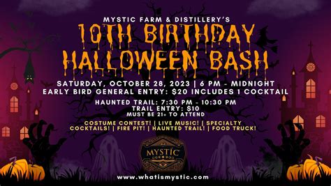 Halloween & 10th Anniversary Costume Party! — Mystic Farm & Distillery