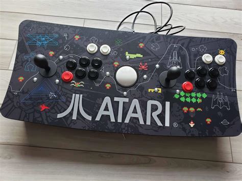 Microcenter Atari Ultimate Dual Arcade Fight Stick with Trackball ...