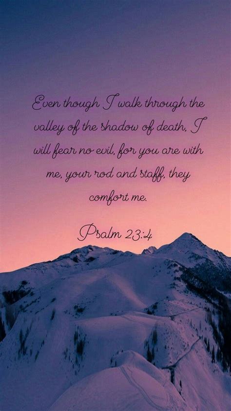 Psalm 23:4 - A Comforting Reminder