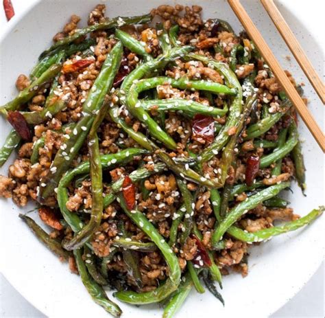 Szechuan Pork & Green Bean Stir Fry (Whole30 - Paleo) - Every Last Bite