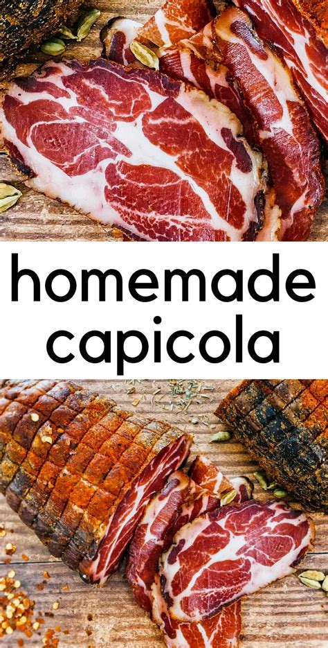 Homemade Capicola Recipe