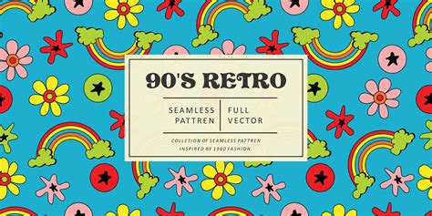 90S Retro pattern 9493356 Vector Art at Vecteezy