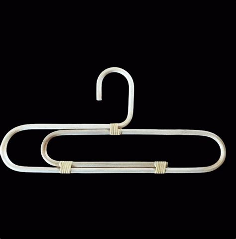 3 Pcs Set Rattan Clothes Hanger Paper Clip Shapes Rattan - Etsy | Coat ...