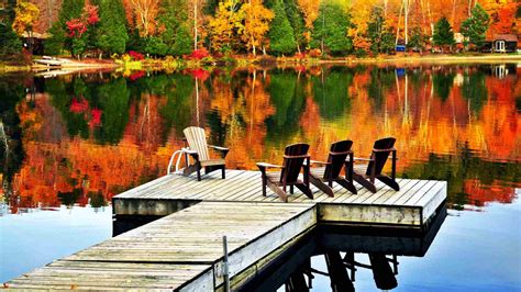 Autumn Lake Panorama Wallpapers - Wallpaper Cave