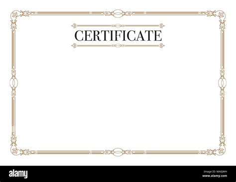 Certificate Border Vector High Resolution