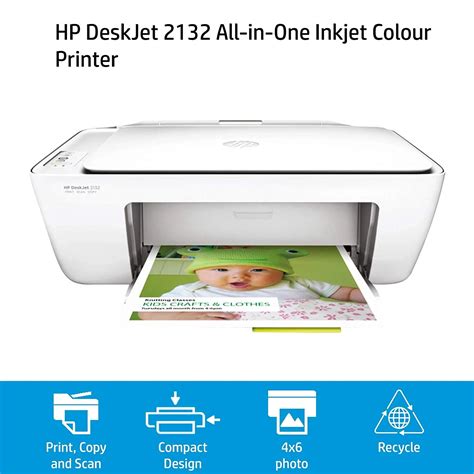 HP DeskJet 2132 All-in-One Inkjet Colour Printer - Gaayan Enterprise