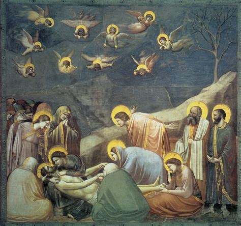 Lamentation Of Christ Painting by Giotto