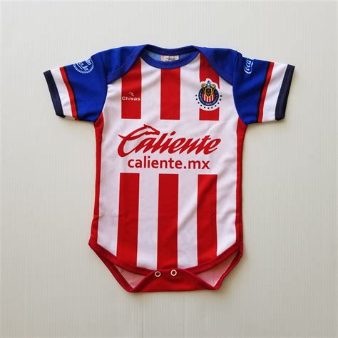 Chivas Baby Jersey, Soccer Jersey, Baby Bodysuit, Chivas de Guadalajara ...