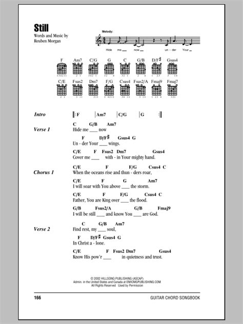 Still by Hillsong - Guitar Chords/Lyrics - Guitar Instructor