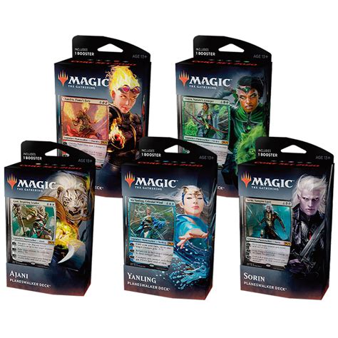 Magic the Gathering Core 2020 Planeswalker Decks W/ 5 Decks