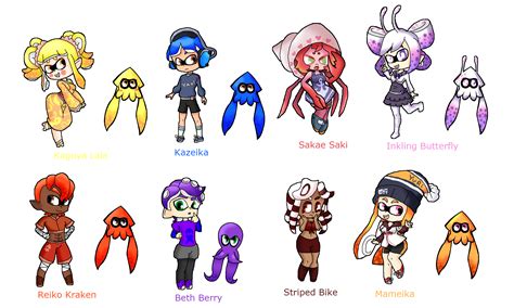 Characters Splatoon 3 by Jazzzeh51 on DeviantArt