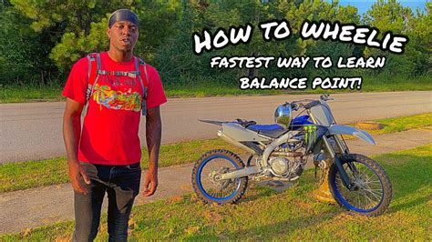 HOW TO WHEELIE A DIRT BIKE TUTORIAL! FASTEST WAY TO LEARN BALANCE POINT ...