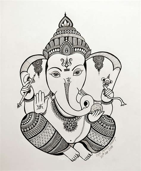 Doodle Art Of Ganesha Easy - WICOMAIL