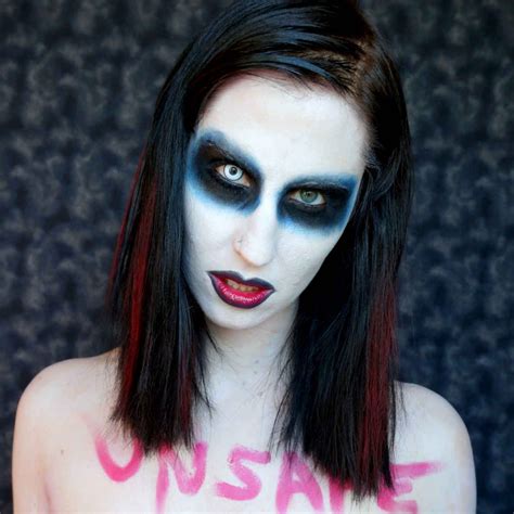 Halloween Makeup Tutorial: Marilyn Manson. Warning: do not wear around ...