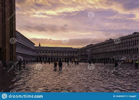 VENICE, ITALY - November 17, 2017: St. Marks Square Piazza San Marco ...