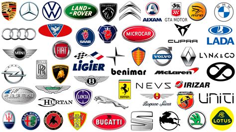 Thư viện ấn tượng nhất về car logos a đầy đủ và đa dạng