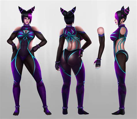 Idea for SF6 Juri Costume by IvanKhudoy on DeviantArt