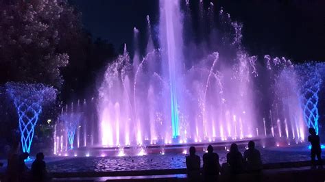 Budapest Musical Fountain - Margaret Island (Margit-sziget) 4k - YouTube