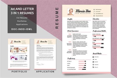 50+ Best InDesign Resume Templates (+ Free CV Templates) 2023 - Theme ...