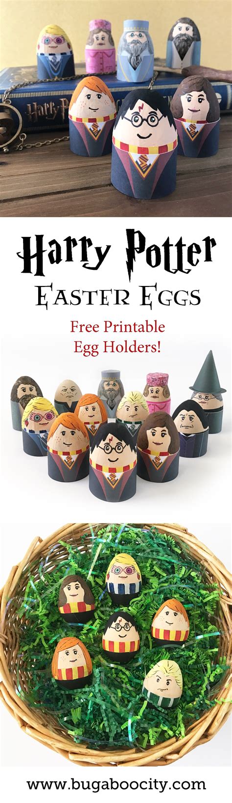 Harry Potter Easter Eggs DIY Tutorial and Free Printable Unique Easter ...