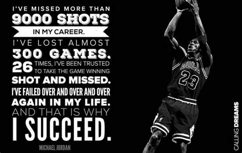 Michael Jordan Failure Quote Poster