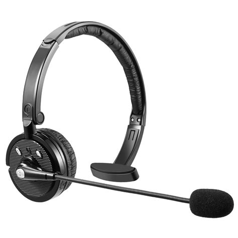 LUXMO Trucker Bluetooth Headset, Wireless Headphone Over The Head ...