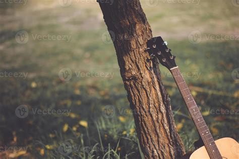 My classic guitar with a lonely day. 6612948 Stock Photo at Vecteezy