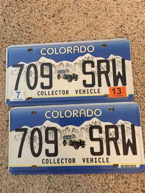 2013 Colorado license plate