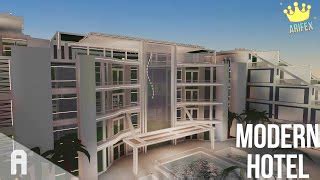 Bloxburg | Modern Hotel | Build | Doovi